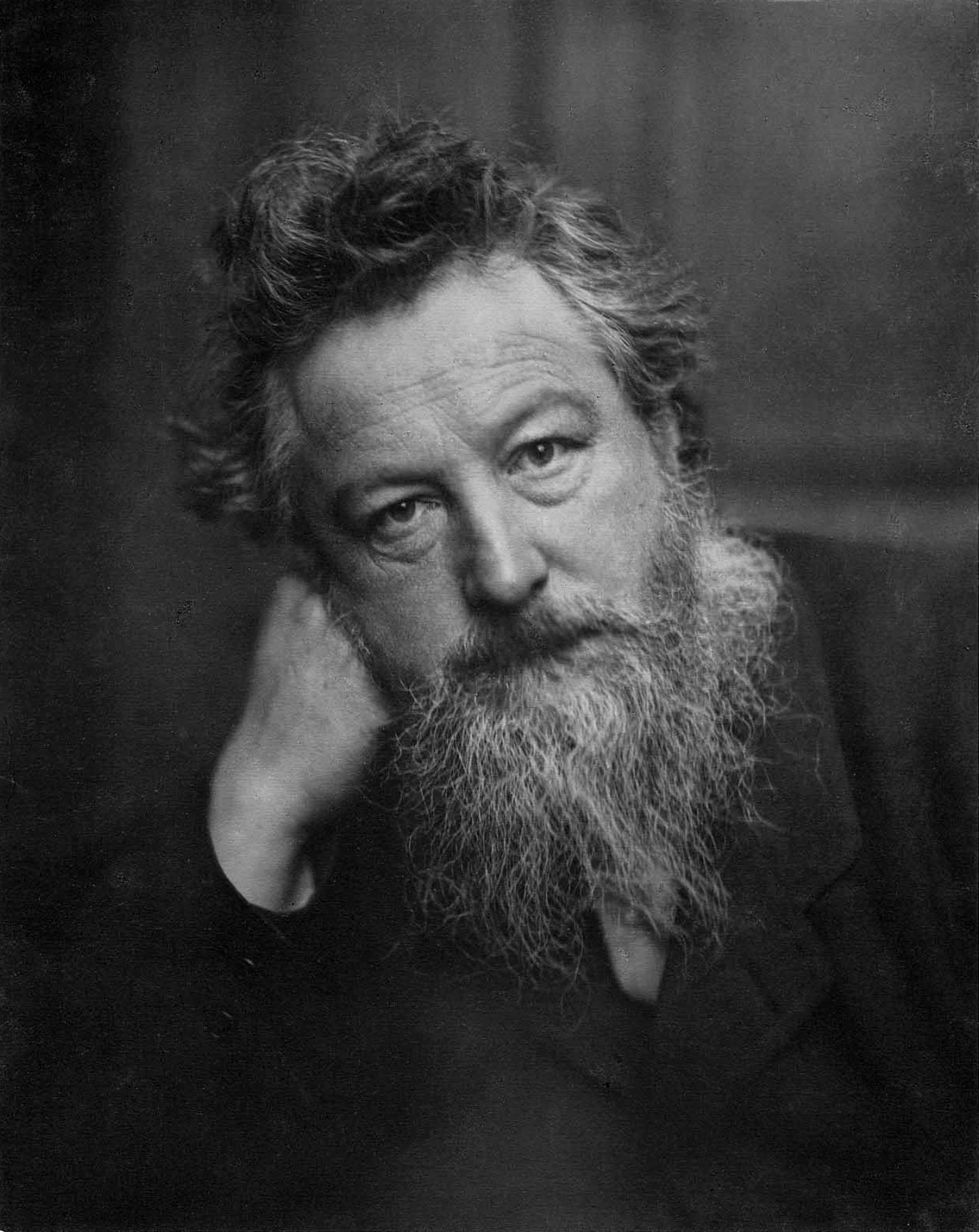 William Morris photographed by Frederick Hollyer, 1887